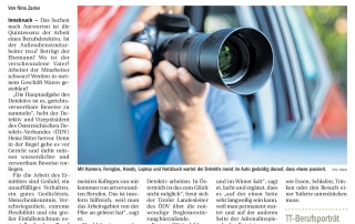Detektei Kobra in der Tiroler Tageszeitung
