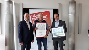 Heinz Ritter Detektei Kobra bei der Ehrung durch die WKO